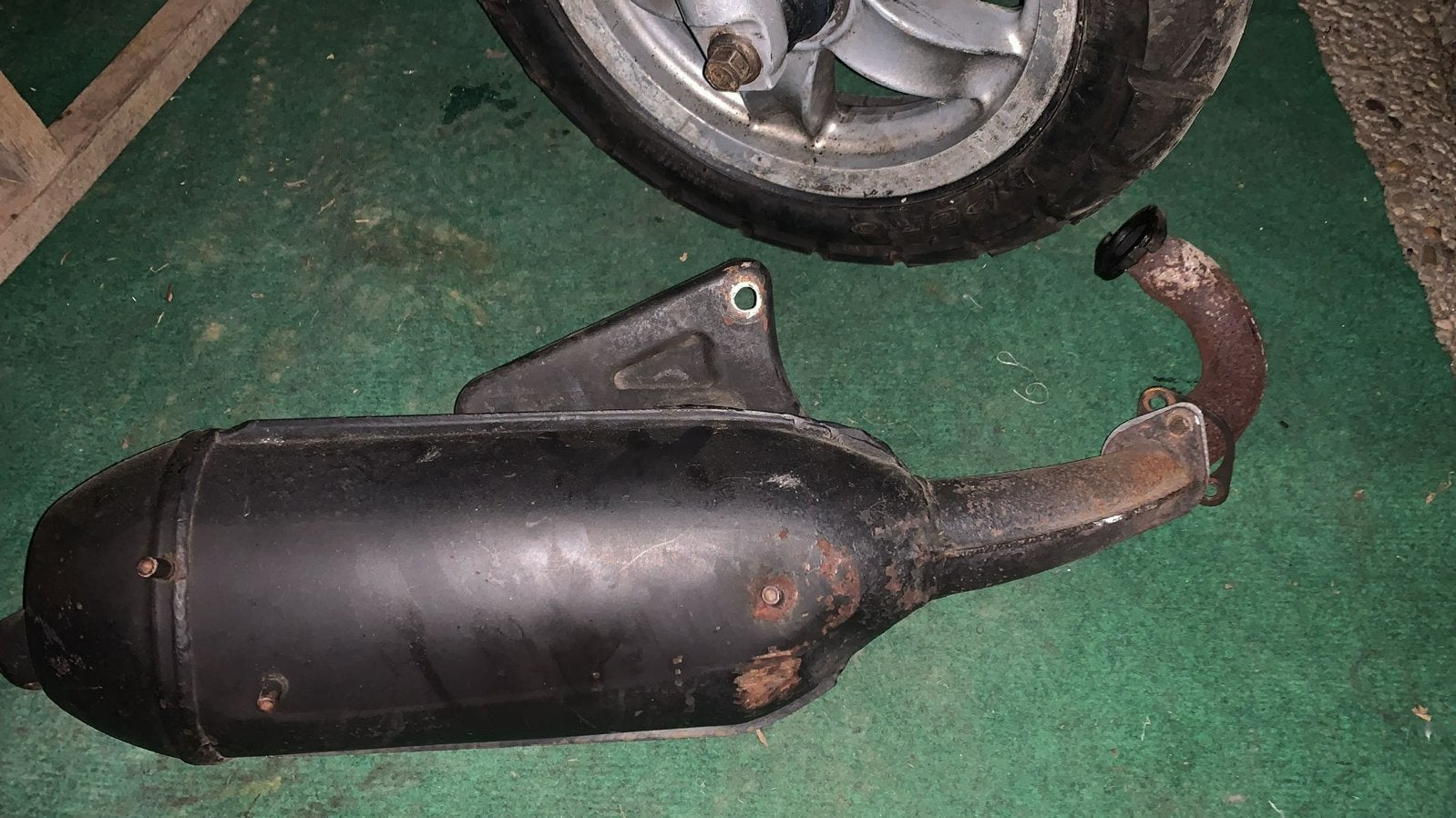 Diverse Piaggio 50/125 onderdelen te koop, Ophalen of Verzenden, Gebruikt, Uitlaat, Piaggio