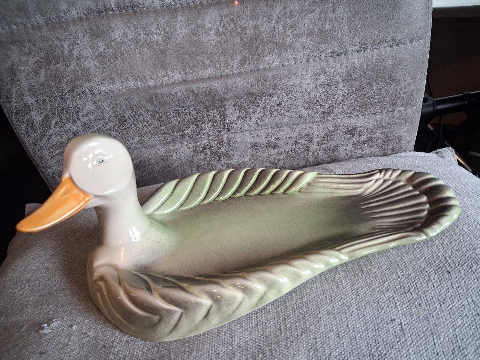 Keramieke franse serveerschaal "Gans", Antiek en Kunst, Ophalen of Verzenden