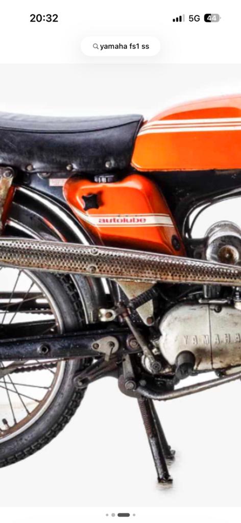 Gevraag zijdeksel yamaha fs1, Fietsen en Brommers, Ophalen, Zo goed als nieuw, Uitlaat, Yamaha