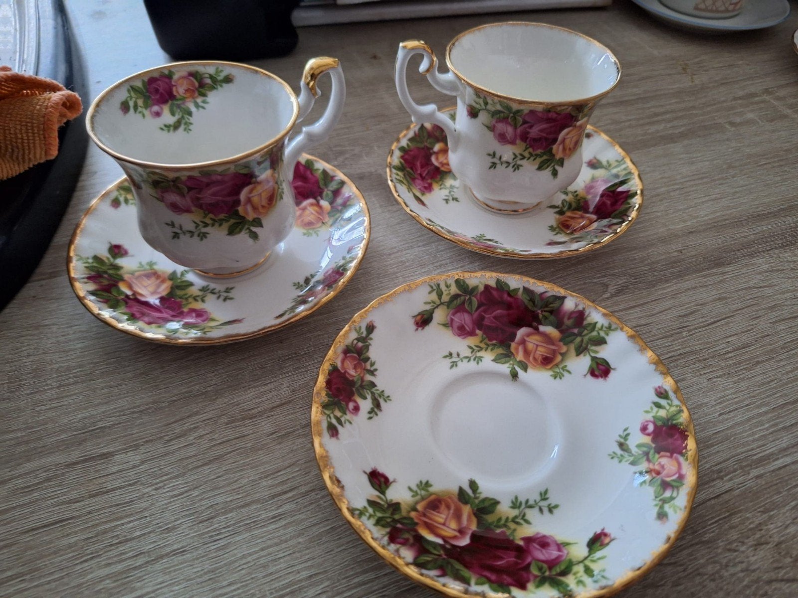 Royal Albert Old Country Roses kop en schotel set, Ophalen of Verzenden