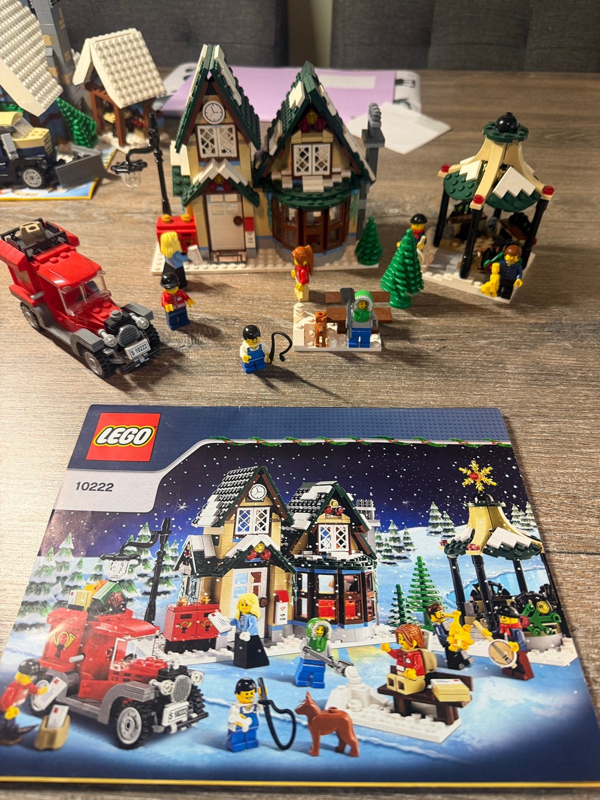 lego kerst set 10222 winter village postoffice, Ophalen of Verzenden, Zo goed als nieuw