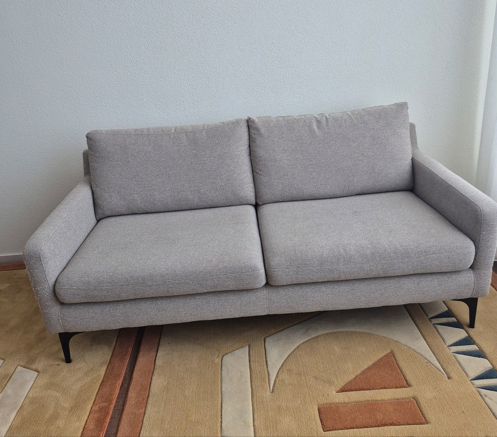 Sofacompany Douglas 2,5-zitsbank Agnes brown stof, Gebruikt, 150 tot 200 cm, Driepersoons, 75 tot 100 cm