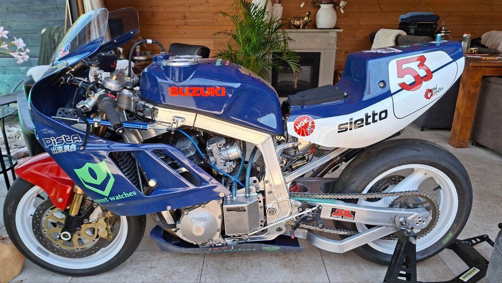 Suzuki GSXR 1100 Racer., Motoren, Motoren | Oldtimers, Occasion, 4 cilinders, Super Sport, Meer dan 35 kW