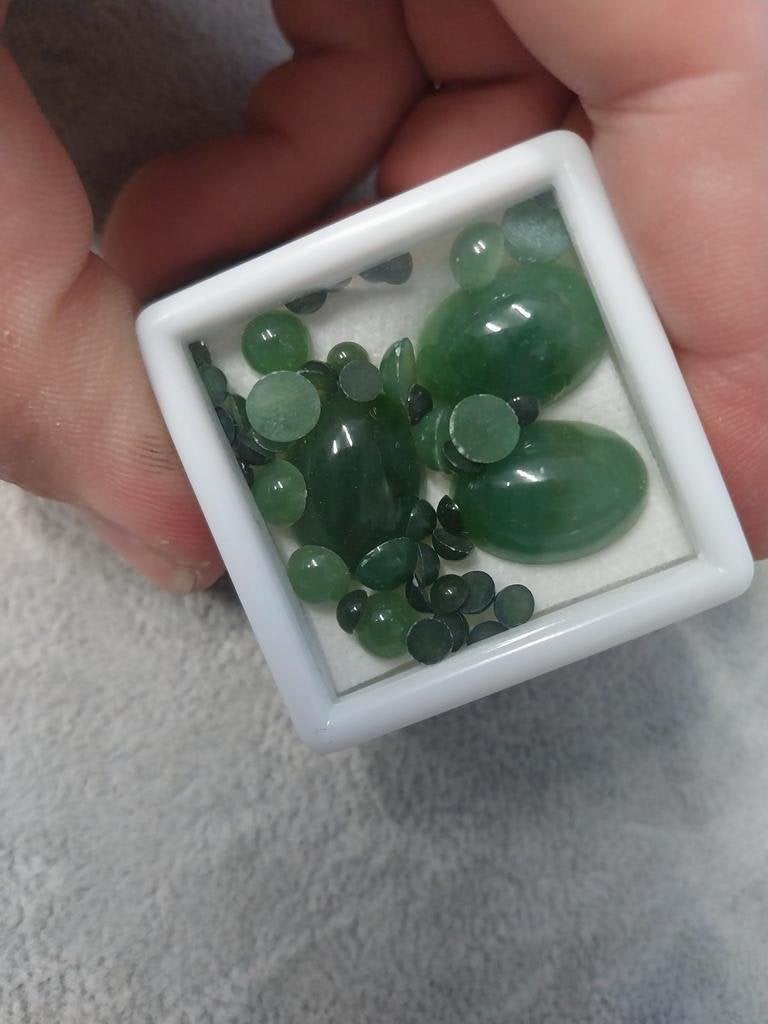 Cabochon mix jade, Ophalen of Verzenden, Nieuw