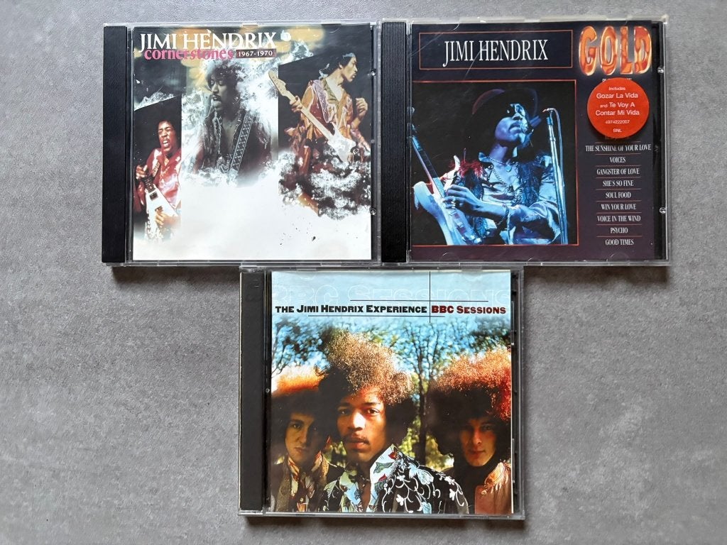 Jimi Hendrix 3x- Gold, Cornerstones 1967-1970 & BBC Sessions, Ophalen of Verzenden, Zo goed als nieuw, Poprock