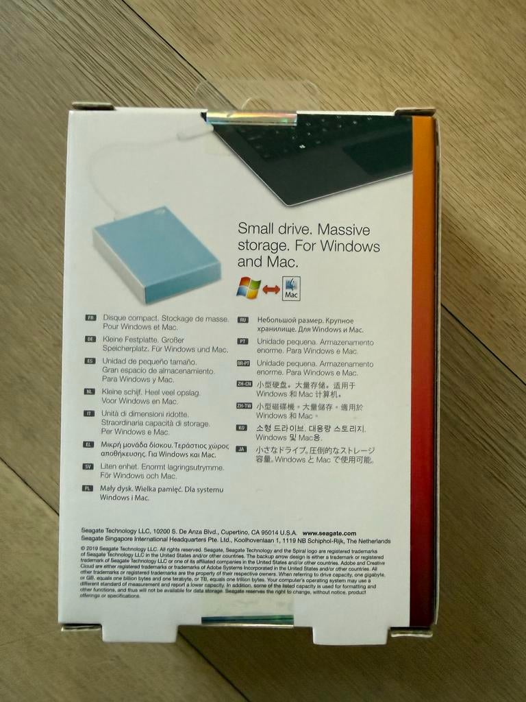 Seagate Backup Plus Portable 4TB Externe Harde Schijf, Computers en Software, Harde schijven, Nieuw, Server, Extern, HDD, USB