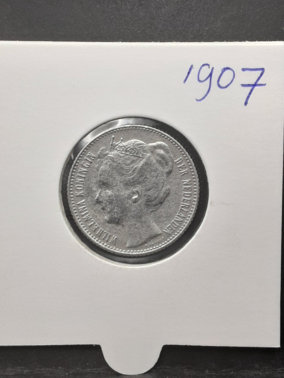 halve gulden 1907 koningin Wilhelmina, ½ gulden, Verzenden, Zilver, Koningin Wilhelmina