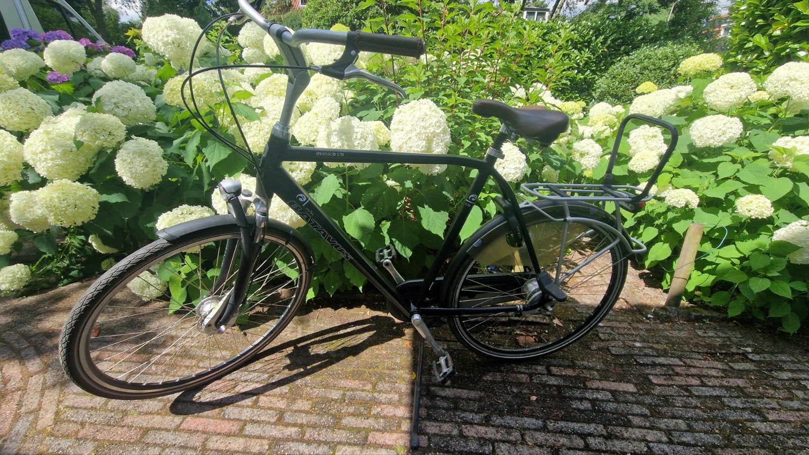 Batavus Monaco LTD herenfiets - Gebruikt, Fietsen en Brommers, Fietsen | Heren | Herenfietsen, Ophalen, Gebruikt, Velgrem, Versnellingen