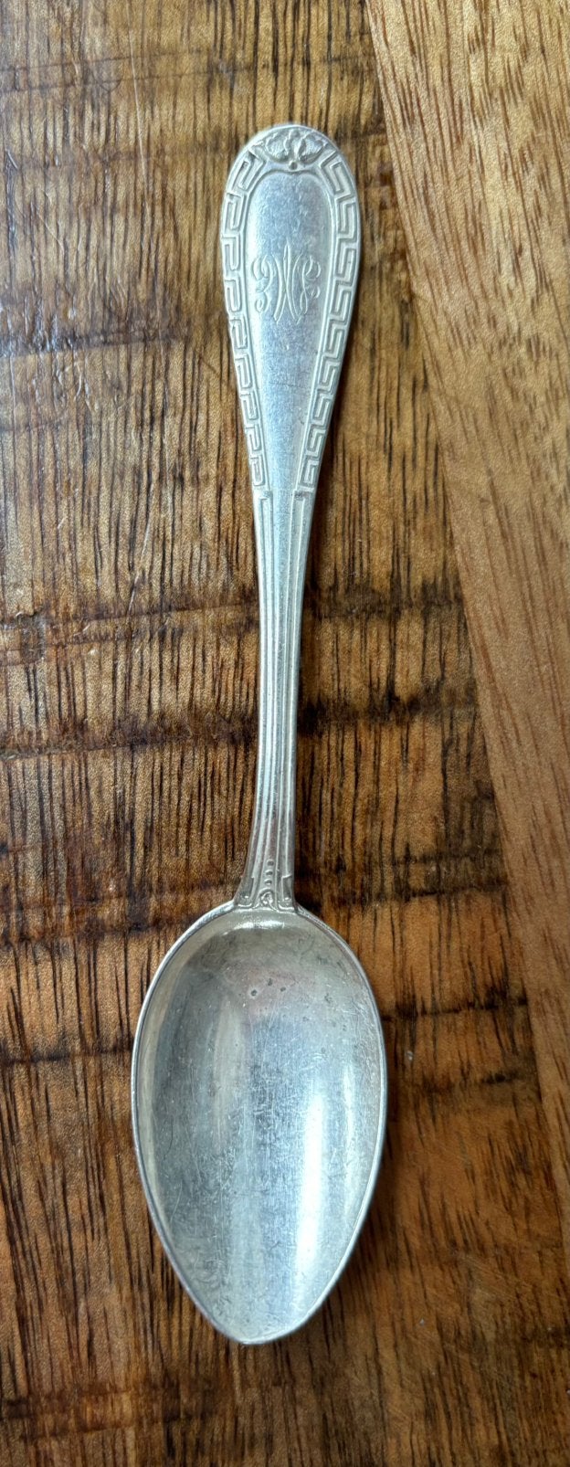 Zilveren ( 800 ) antieke lepel van juwelier E. Homburg., Antiek en Kunst, Ophalen of Verzenden