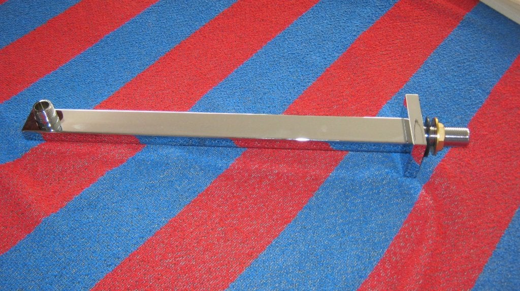 Douchearm douche arm voor stortdouche 40 cm lang muurarm Nw, Ophalen of Verzenden, Nieuw, Chroom, Douche