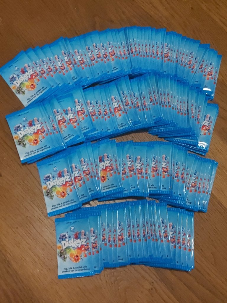 ‼️ AH Disney Diskeyz‼️50 DICHTE + 50 EXTRA ERBIJ‼️, Albert Heijn, Verzenden