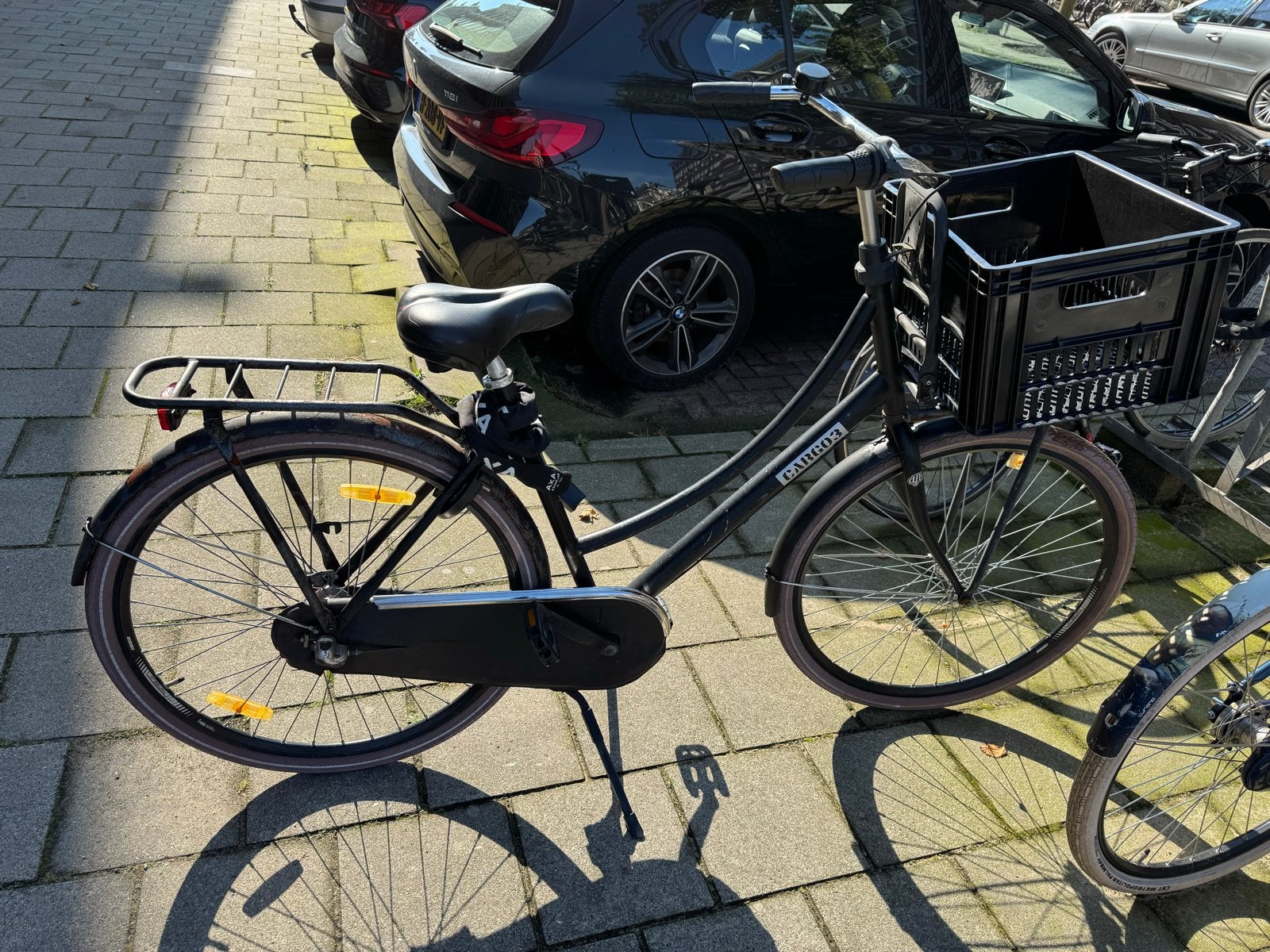 Fiets met Axa slot, ketting en mand, Terugtraprem, Gebruikt, 50 tot 53 cm, Ophalen