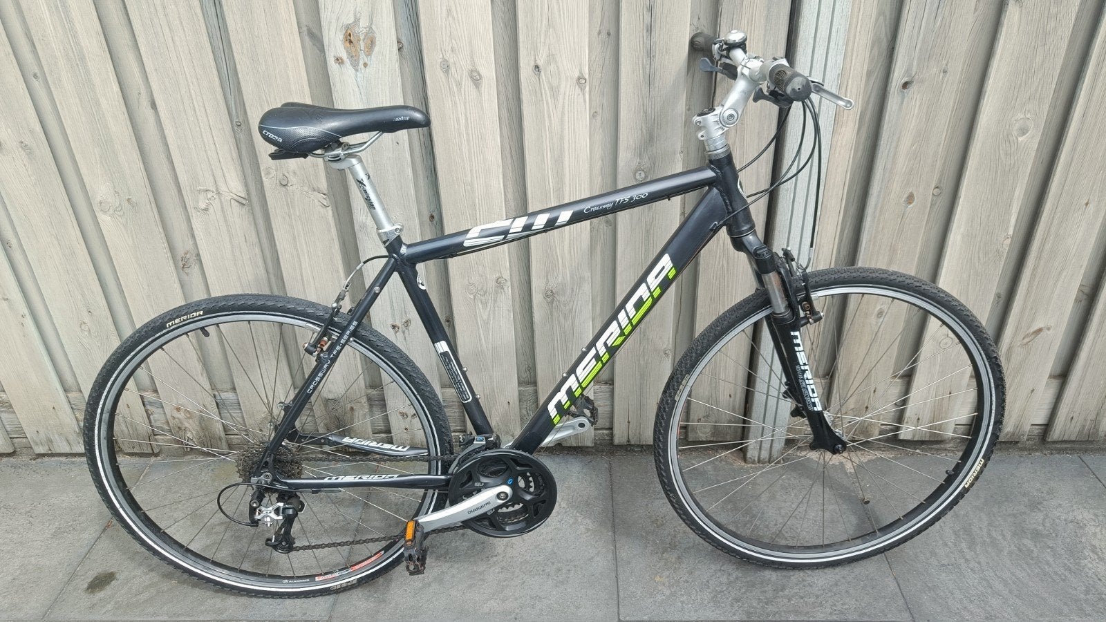 Merida Crossway TFS 300 Hybride Fiets - Gebruikt, Ophalen, Gebruikt, Velgrem, Overige merken