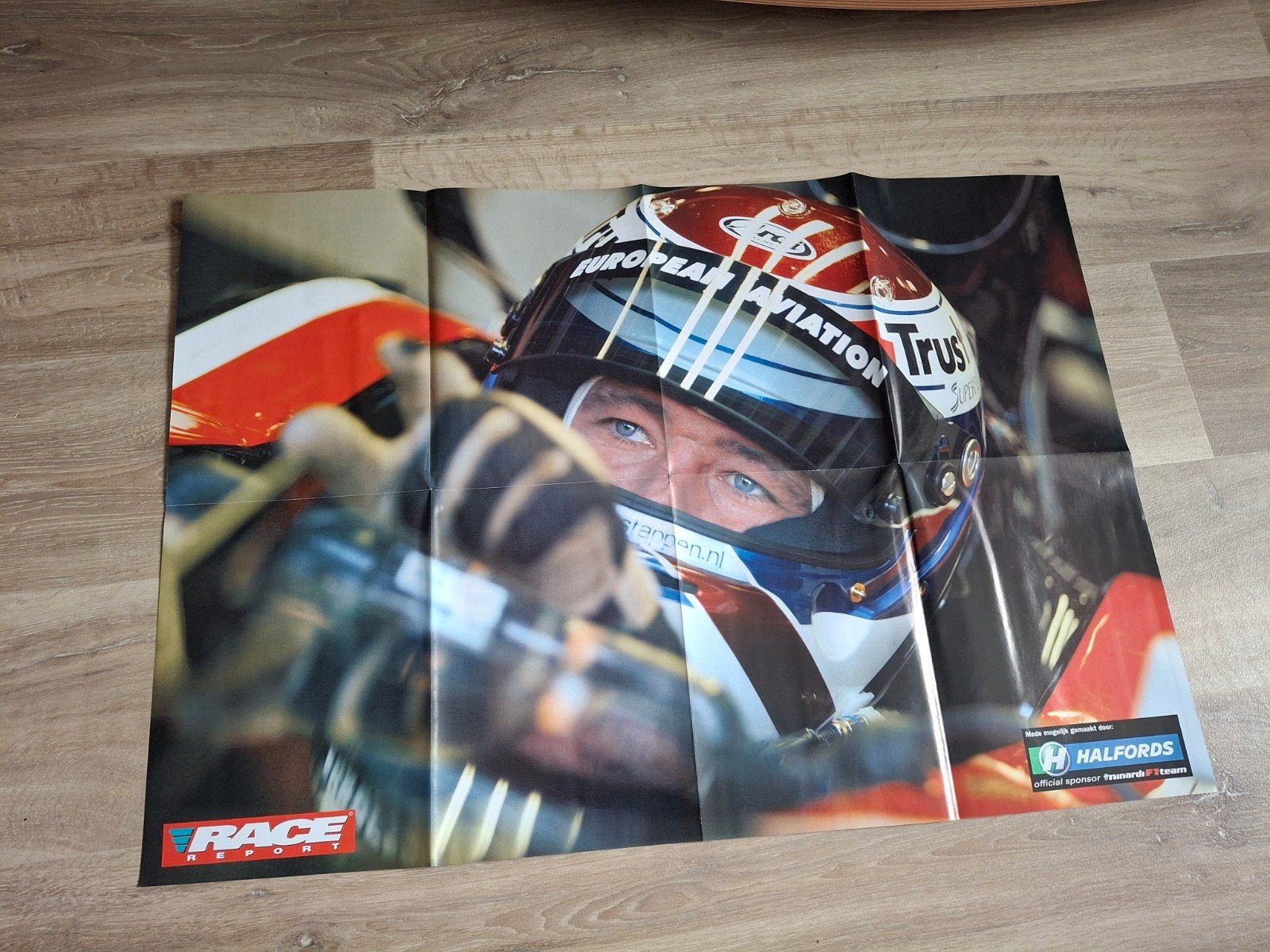 Jos Verstappen Minardi PS3 2003 poster, Ophalen of Verzenden, Zo goed als nieuw, Formule 1