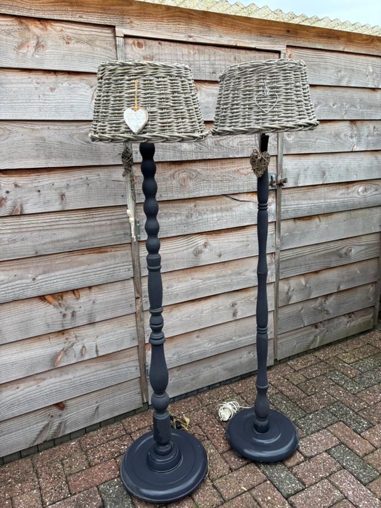 Vloerlampen, Ophalen, Gebruikt, Hout, 150 tot 200 cm