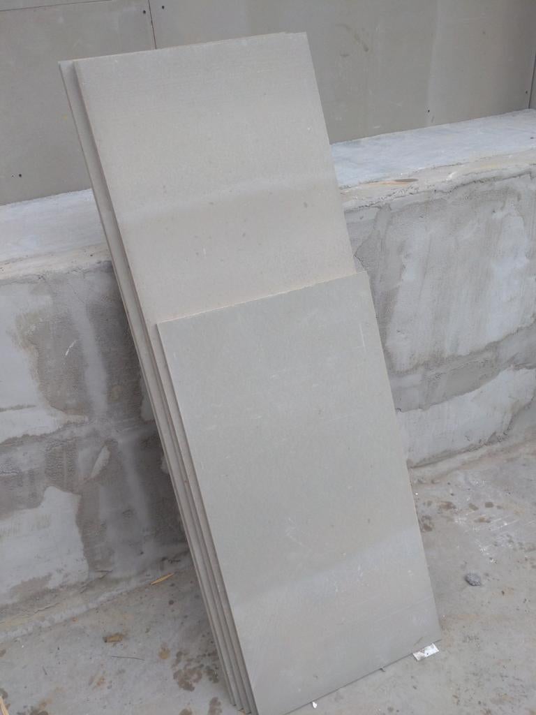6x Cementgebonden Houtplaat 125x42 cm, Ophalen, Gebruikt, 25 tot 50 mm, Overige typen
