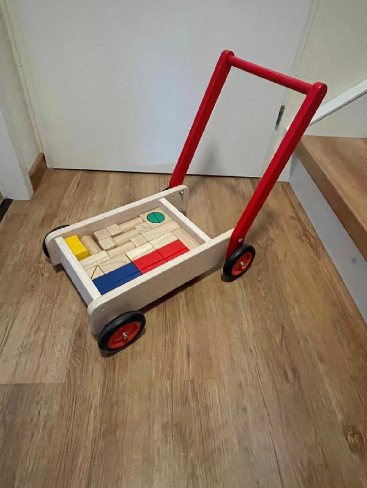 Blokkenwagen, Ophalen of Verzenden, Zo goed als nieuw