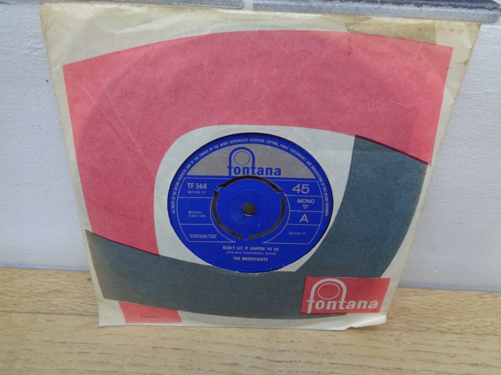 Merseybeats single "Don't Let it Happen to Us" [UK-1965], Gebruikt, Verzenden, 7 inch, Beschermende buitenhoes