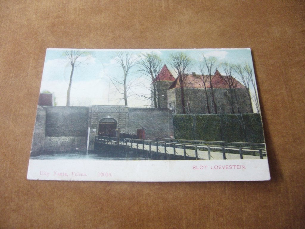 ZALT BOMMEL  =  SLOT LOEVESTEIN  BRIEFKAART, Ophalen of Verzenden, Voor 1920, Gelopen, Gelderland