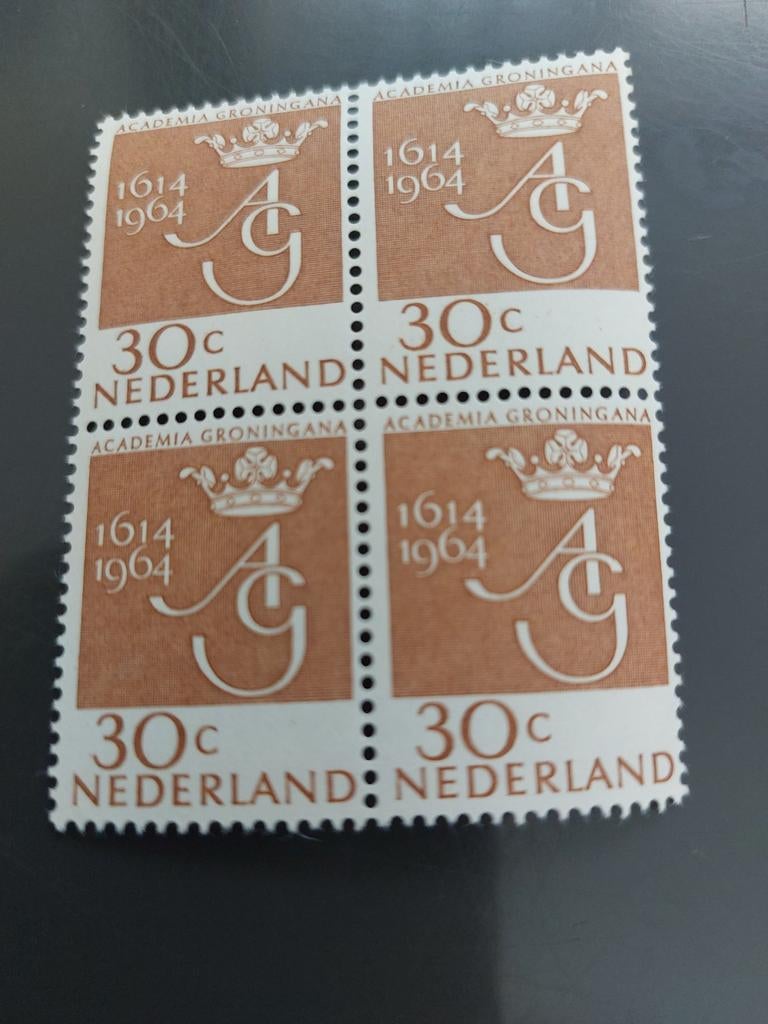 Postzegel Nederland 1964 - Academie Groningen 30c, Postzegels en Munten, Postzegels | Nederland, Ophalen of Verzenden
