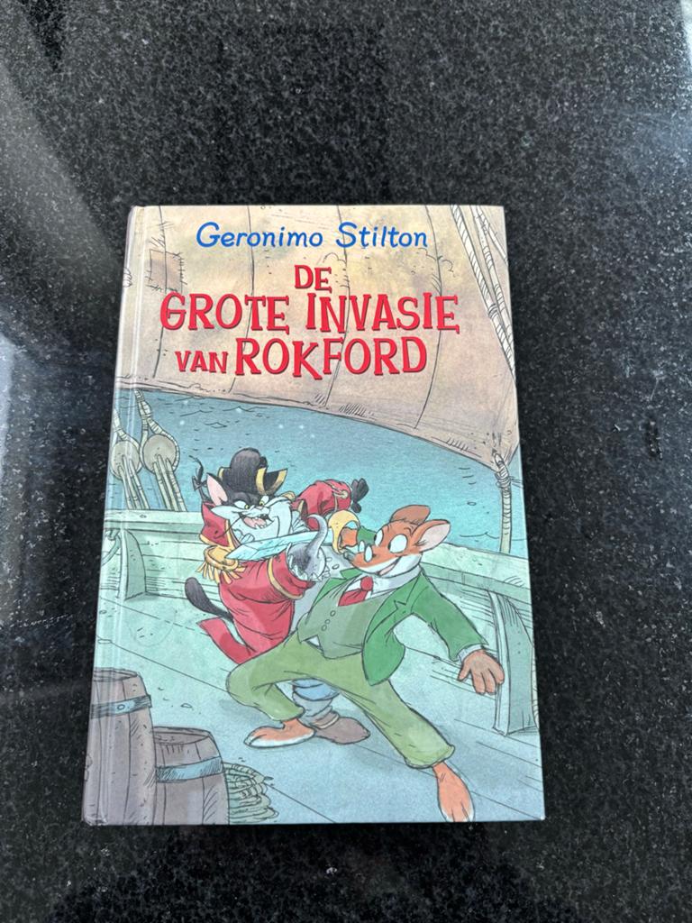 Geronimo Stilton: De Grote Invasie van Rokford, Ophalen of Verzenden, Gelezen, Fictie algemeen