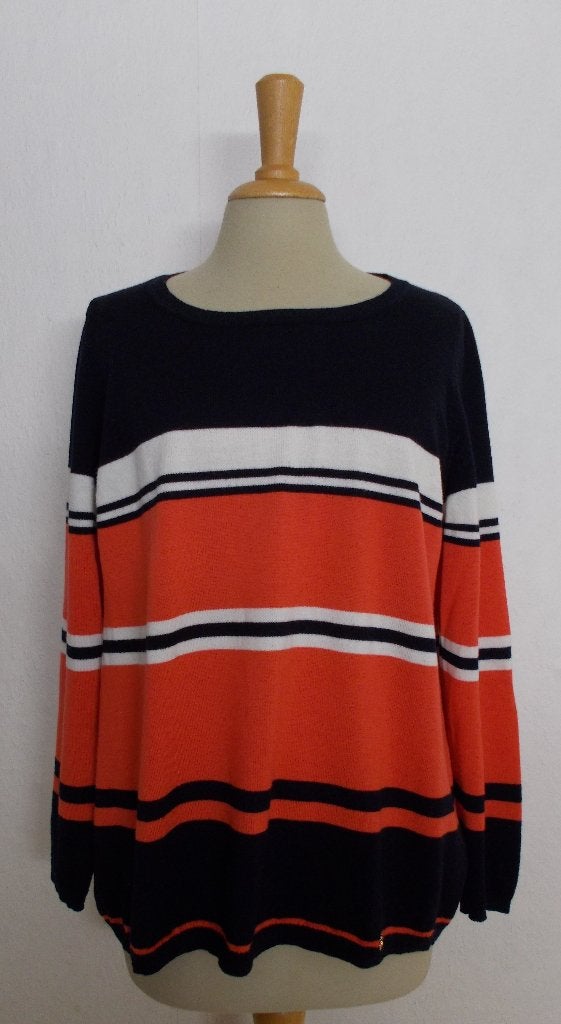 100% virgin wool soepele trui van dure merk Luisa Spagnoli!L, Verzenden, Zo goed als nieuw, Maat 42/44 (L), Meerkleurig