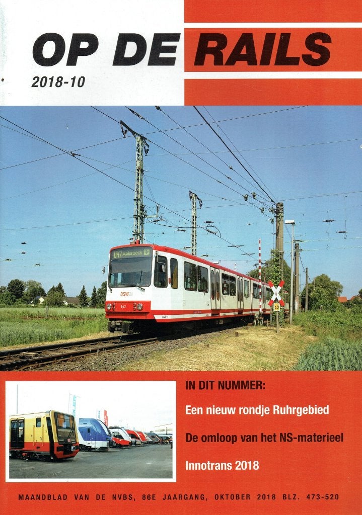 Op De Rails 2018 nr. 10 (maandblad NVBS), Verzenden, Gelezen, Trein
