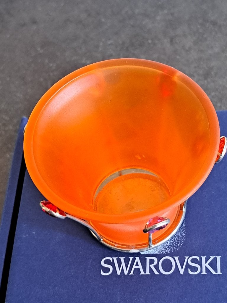 Swarovski kandelaar  met kristallenYasmine Hurel, Ophalen of Verzenden, Zo goed als nieuw, Huisaccessoire