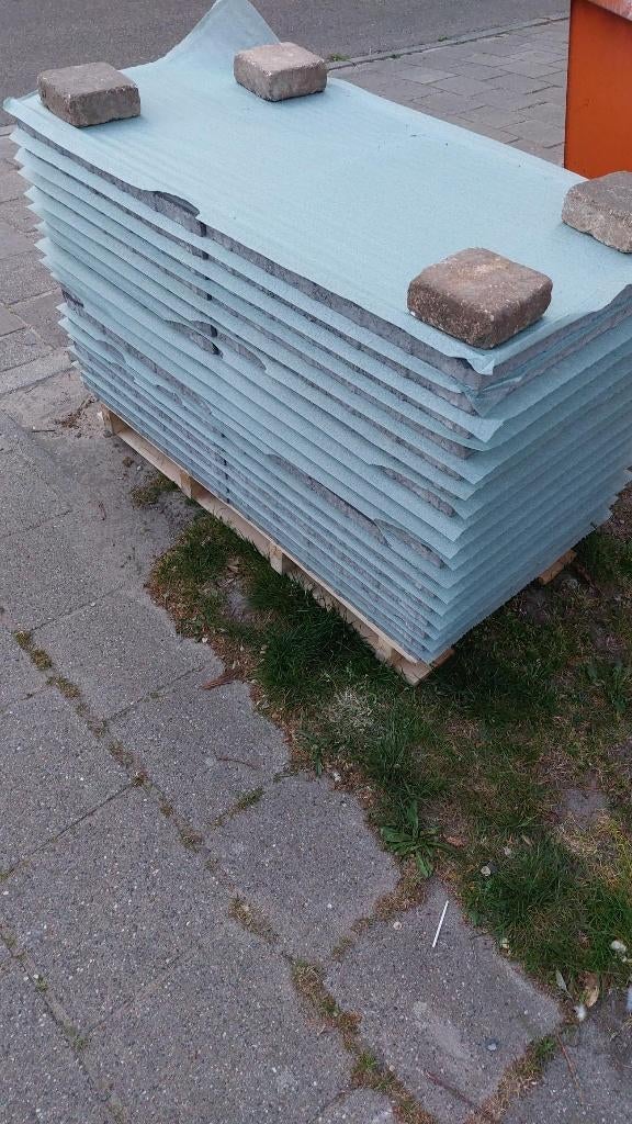 Nieuwe 60x60x4 antraciet tegels MBI, Tuin en Terras, Tegels en Klinkers, Nieuw, Terrastegels, Beton, 5 tot 10 m², Ophalen