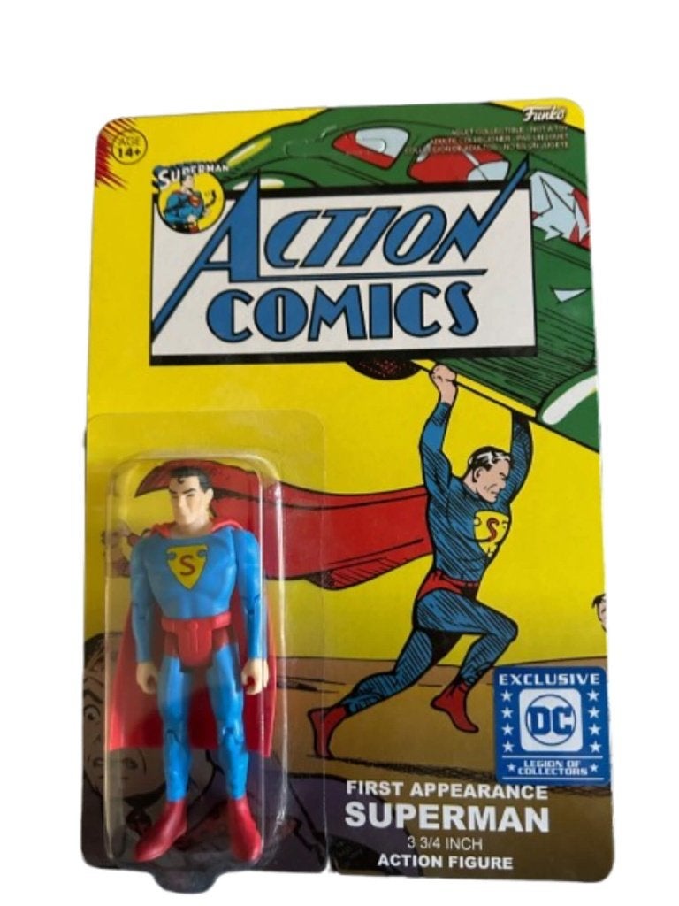Funko First Appearance Superman – Action Comics #1, Verzenden, Zo goed als nieuw, Actiefiguur of Pop