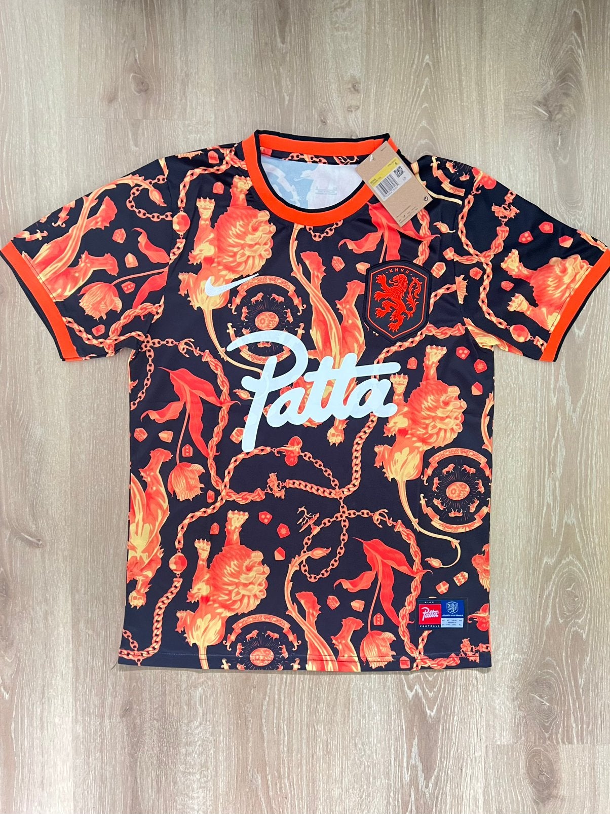 Nederlands elftal Patta warming up shirt WK 2026  Maat S, Nieuw, Oranje, Ophalen of Verzenden, Nike
