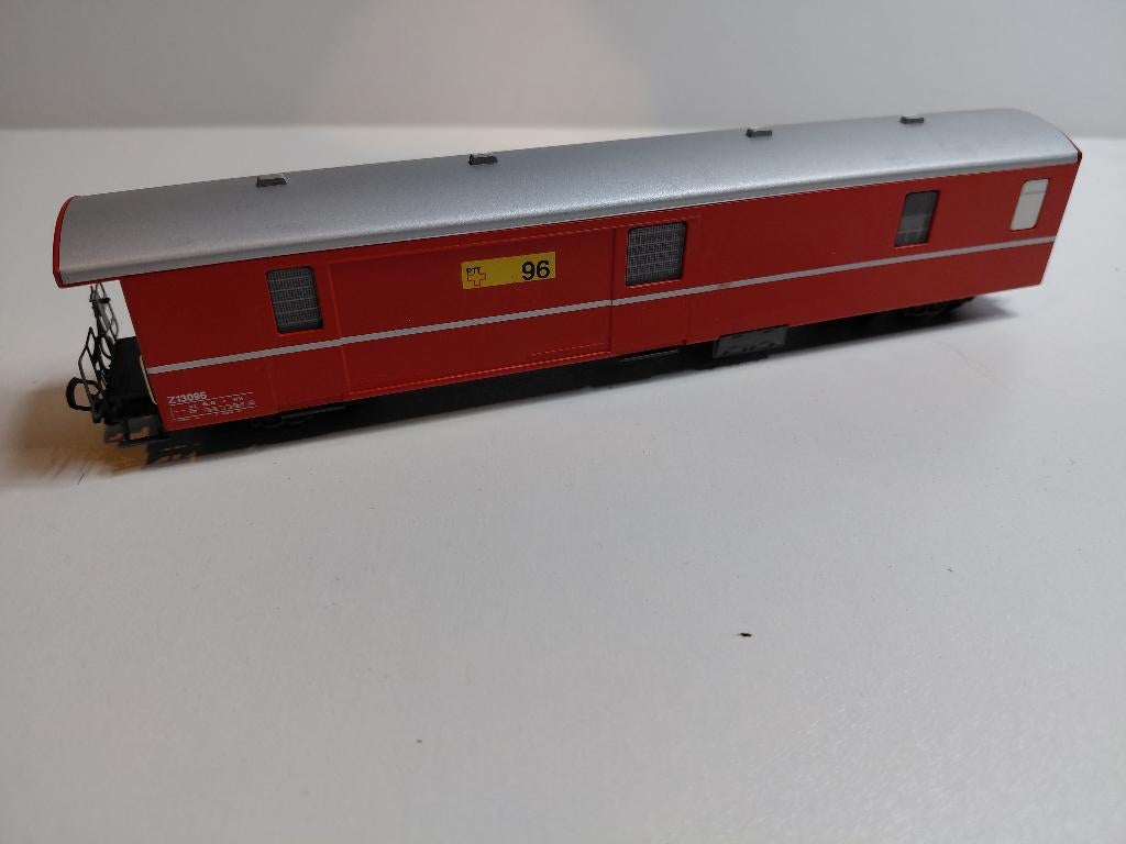 Bemo D+R postwagon 96 H0m Z13096, Overige merken, Gebruikt, Gelijkstroom, Wagon