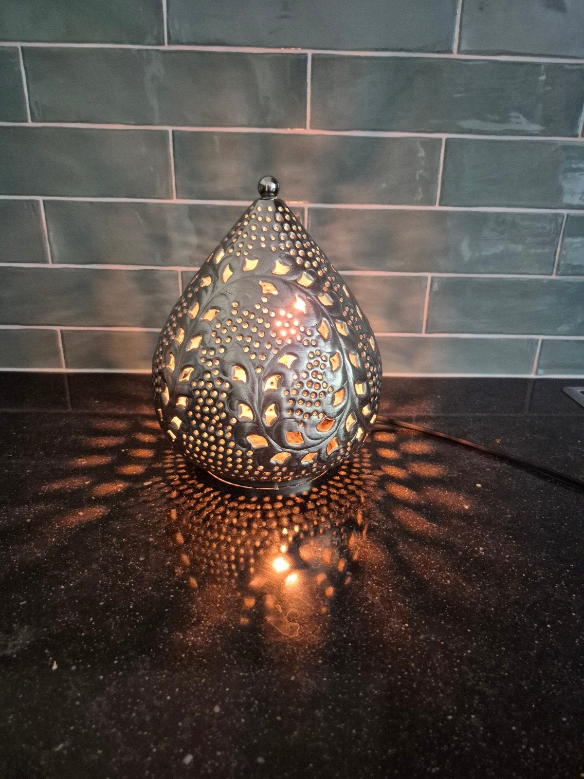 Oosterse lamp, Ophalen
