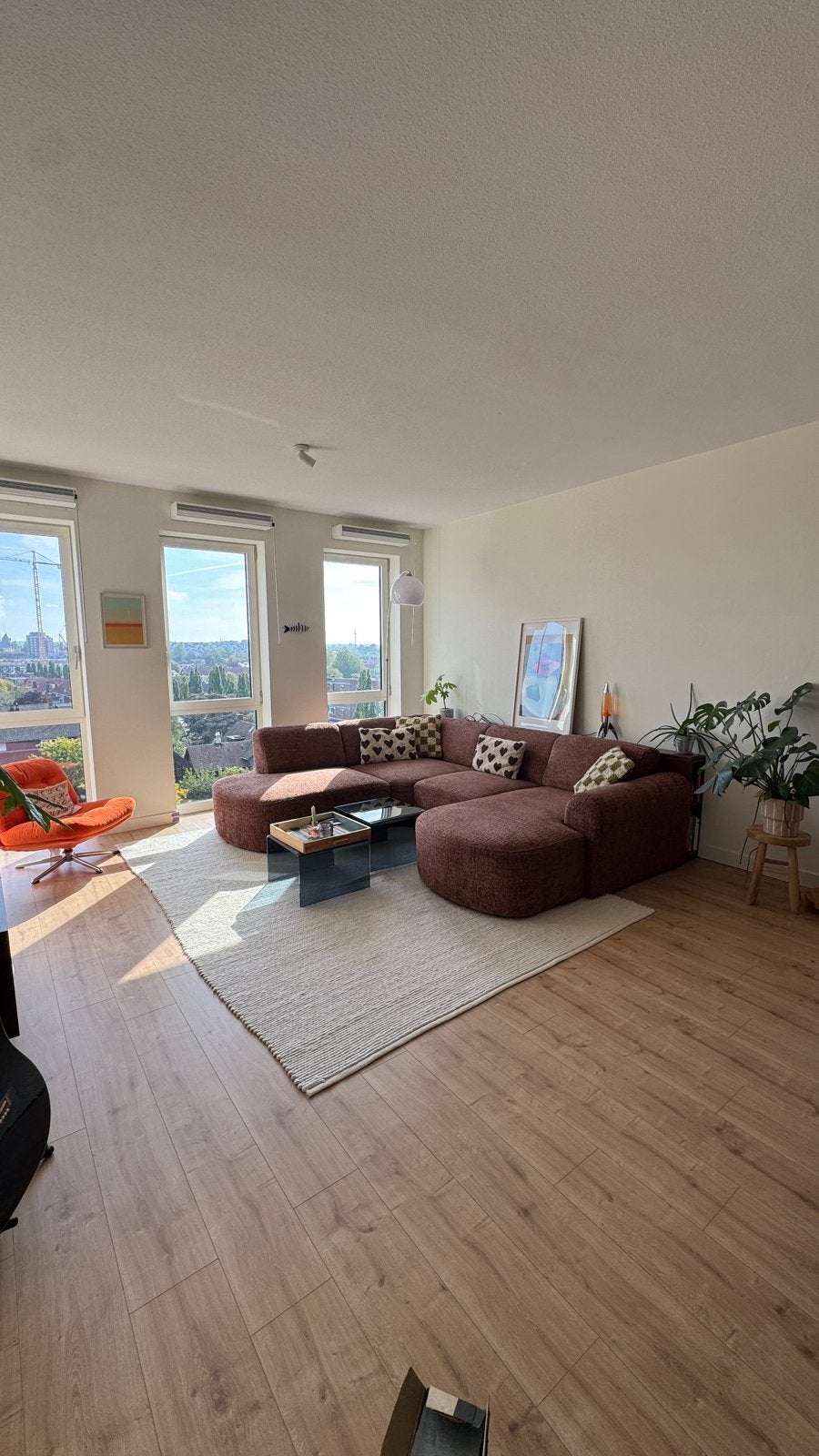 Mooi wollen vloerkleed Feline wit van Volero, Huis en Inrichting, Ophalen, Japandi, Wit, 200 cm of meer