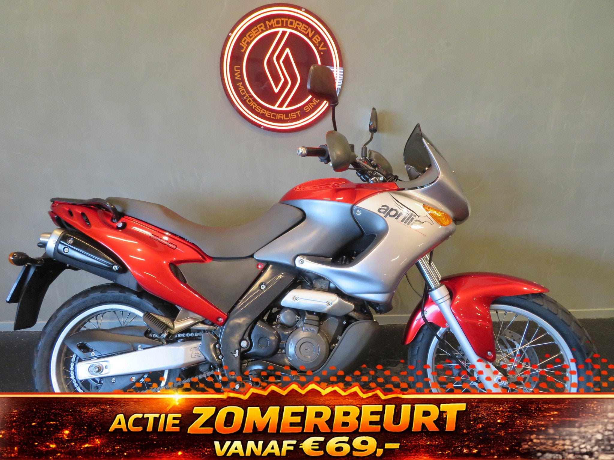 Aprilia PEGASO 650 I.E ZEER FRAAI! TOP CASE (bj 2001), Bedrijf, Enduro