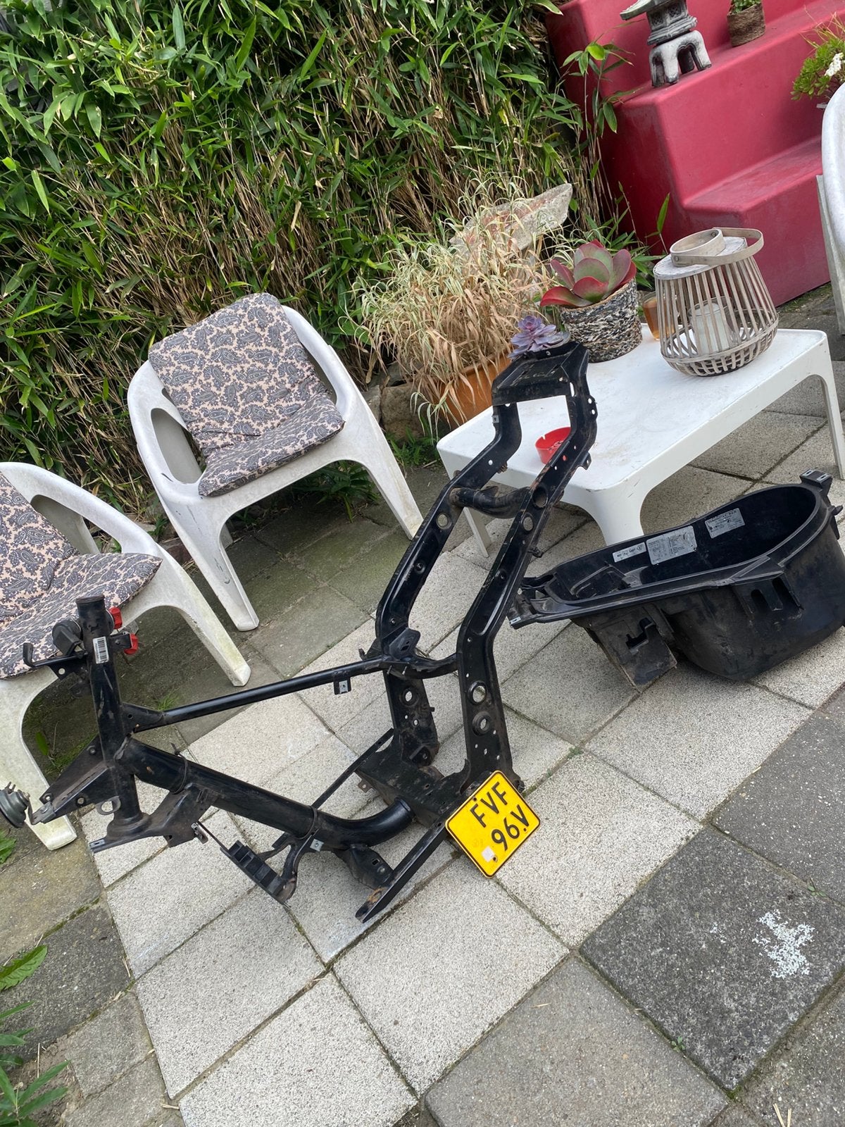 Gilera runner frame brom zonder wok met extras, Ophalen, Zo goed als nieuw, Frame, Piaggio