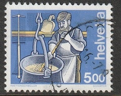 Zwitserland 1993 1510 Kaasmaker, Gest, Ophalen of Verzenden, Gestempeld