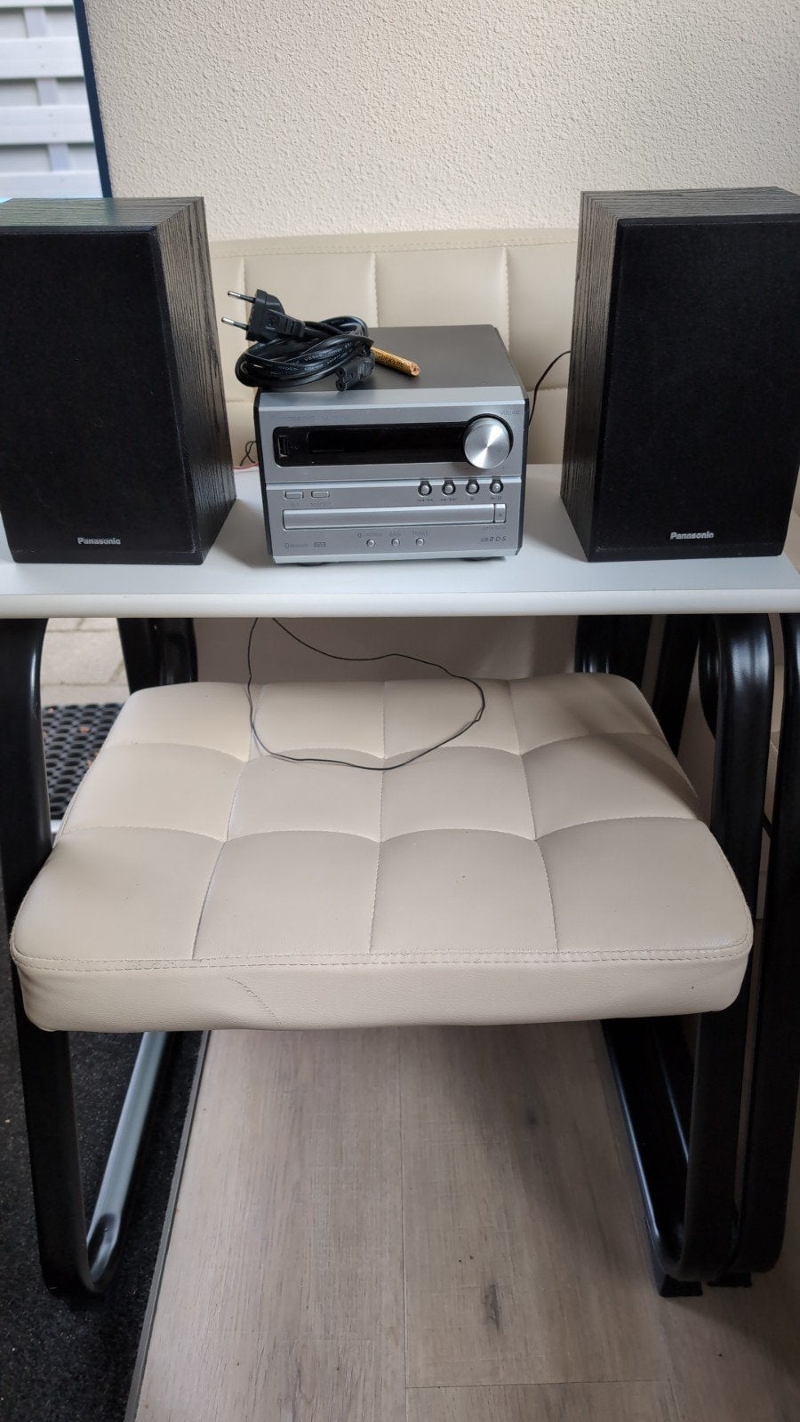 Compacte Panasonic stereo installatie met speakers, Audio, Tv en Foto, Stereo-sets, Gebruikt, Microset, Tuner of Radio, Ophalen