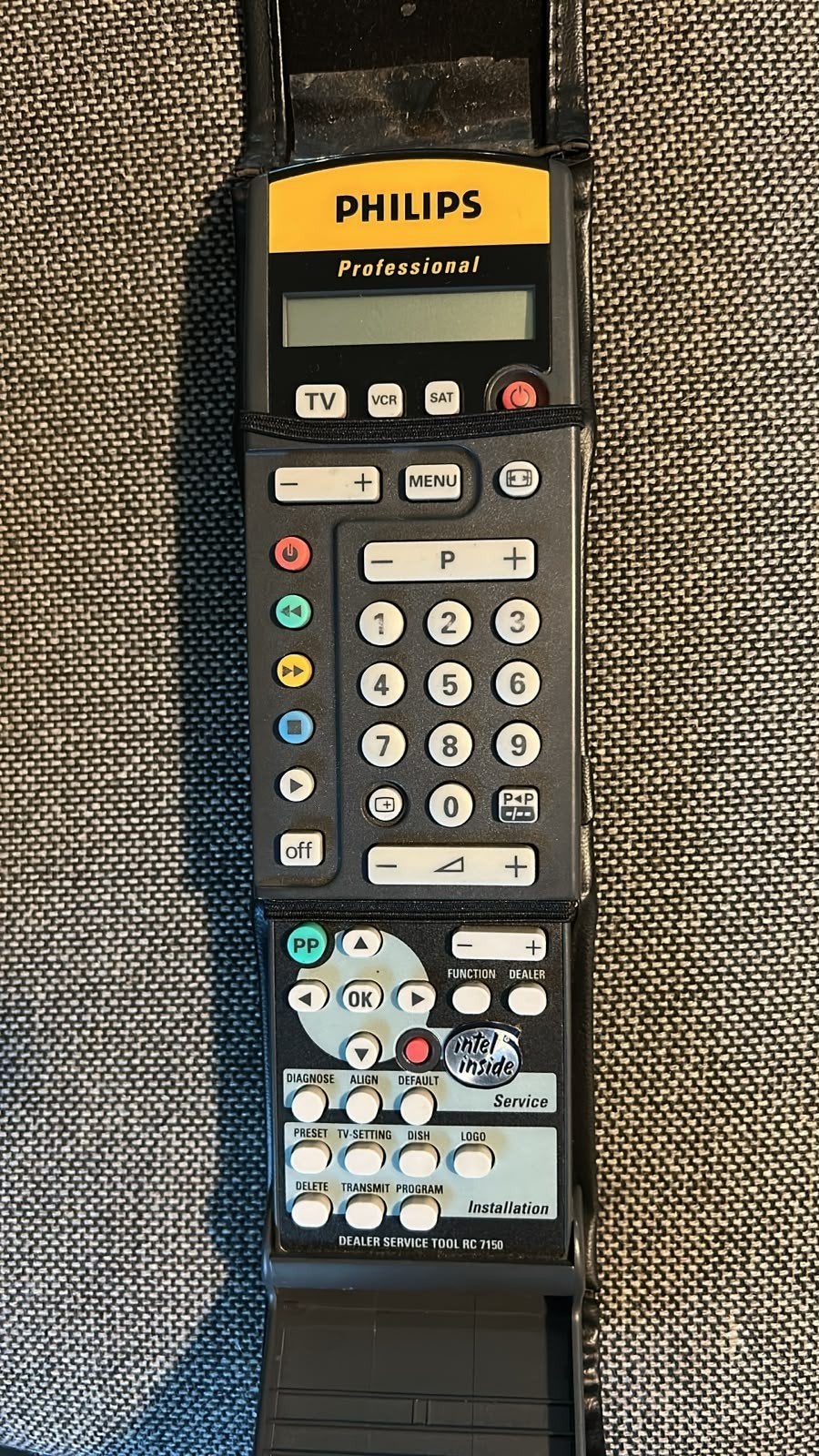Philips RC7150 Dealer Afstandsbediening - Collector's, Receiver of Versterker, Gebruikt, Ophalen of Verzenden, Origineel