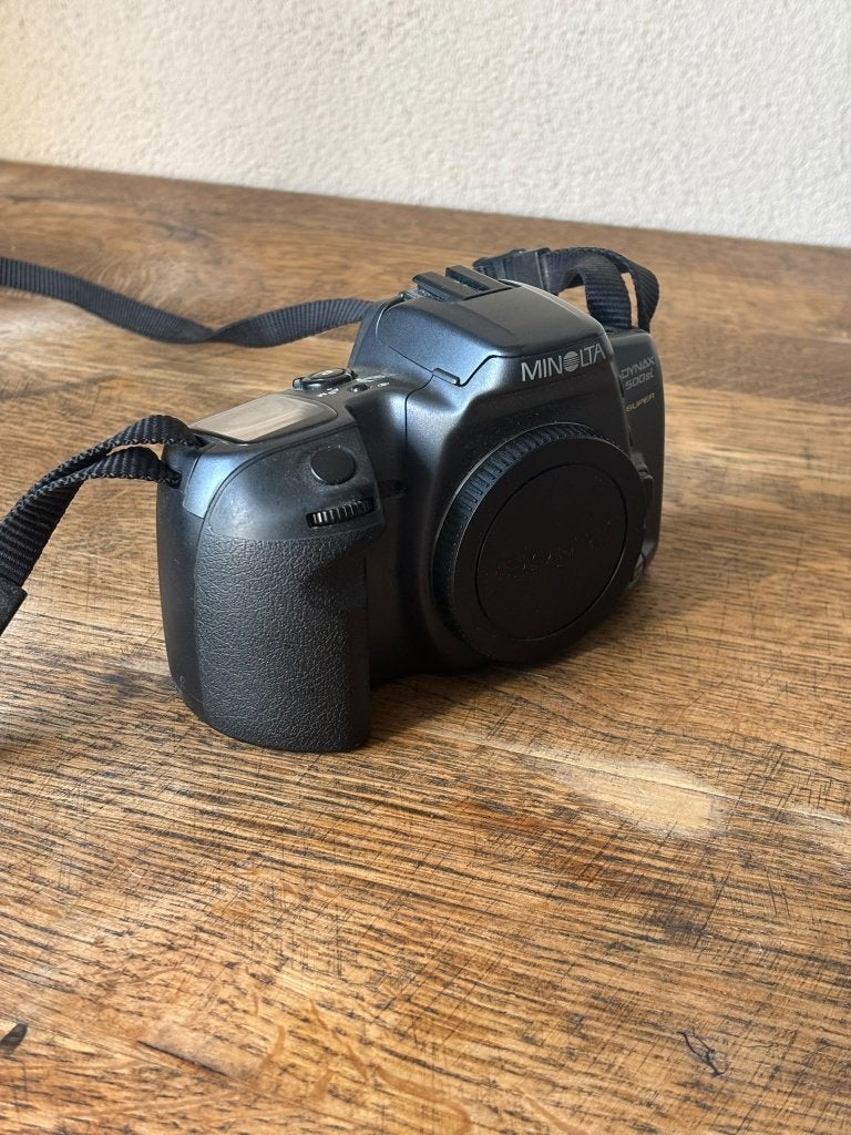 Minolta Dynax 500si Super analoge SLR camera (body) + 1 accu, Audio, Tv en Foto, Verzenden, Gebruikt, Spiegelreflex, Minolta