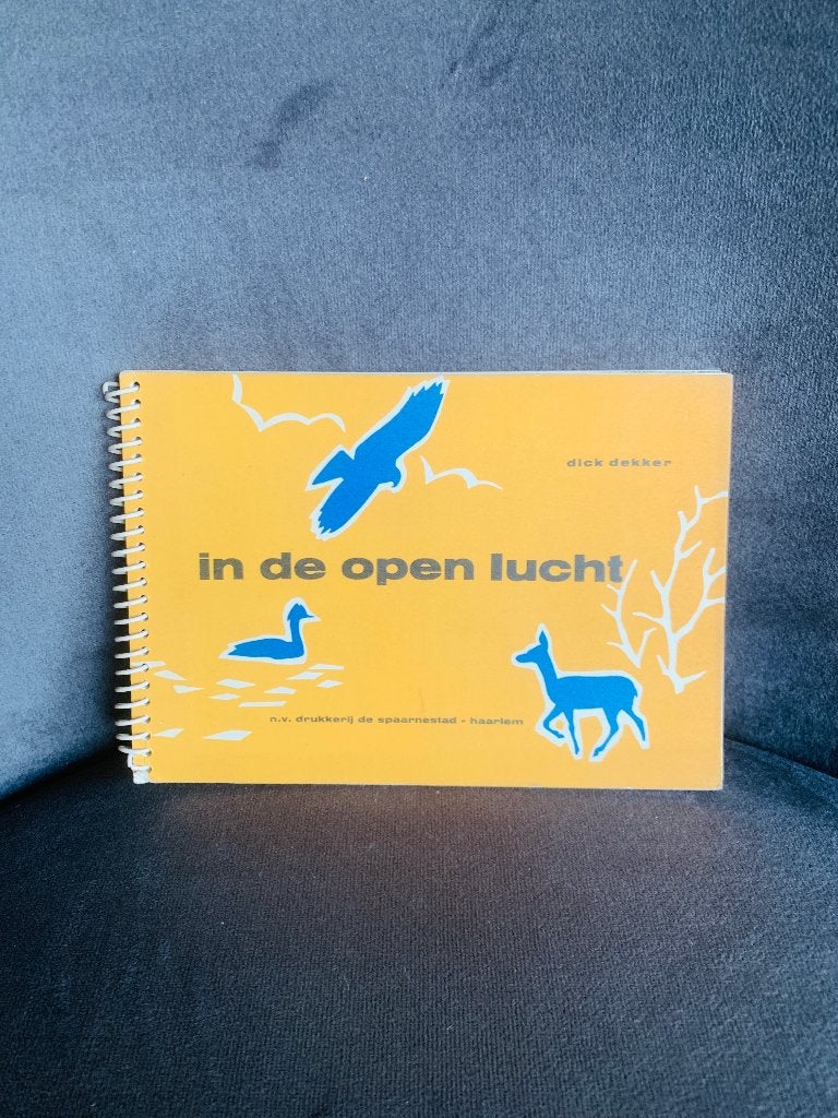 Boekje In de open lucht - Dick Dekker - vogels natuur dieren, Boeken, Ophalen of Verzenden, Gelezen, Vogels, Dick Dekker