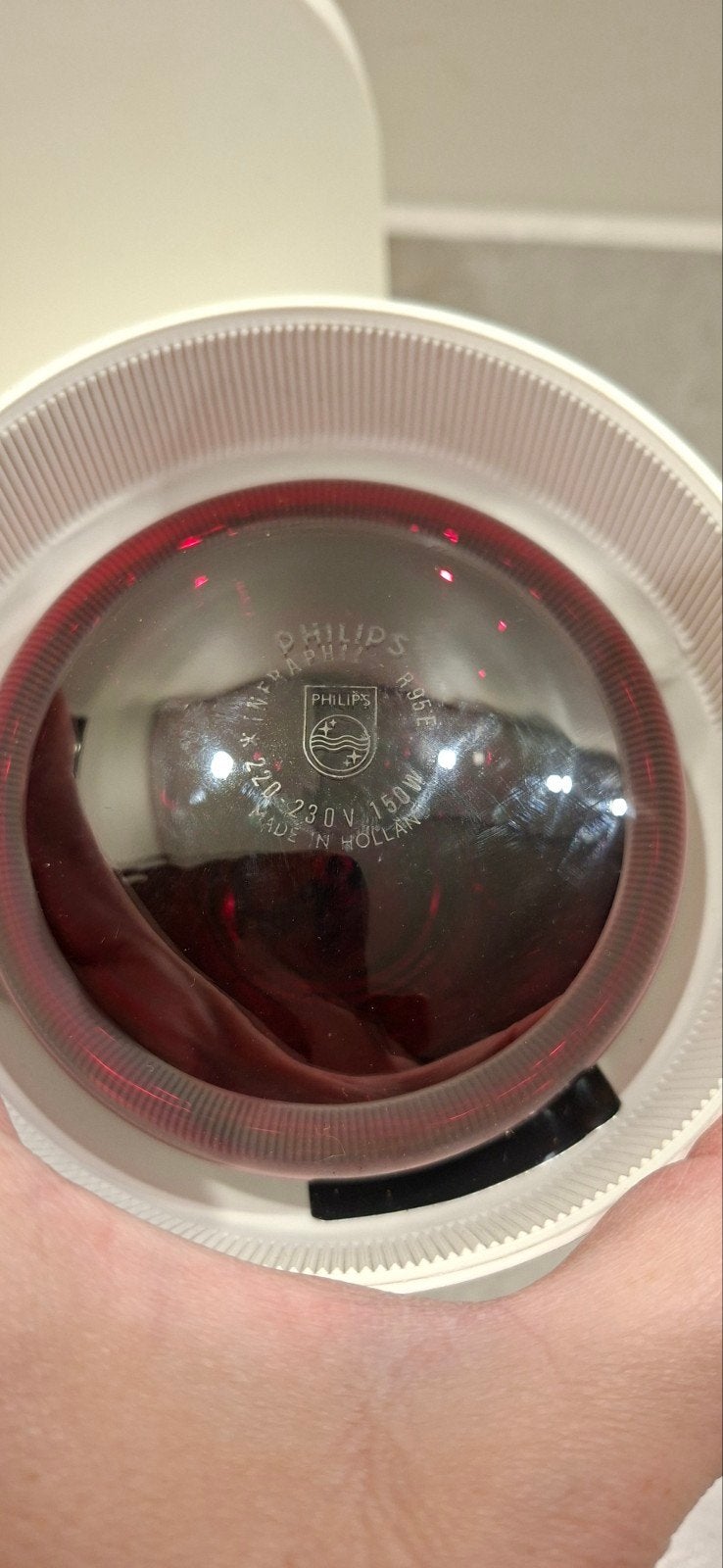 Philips Infraphil HP 3612 Infraroodlamp / Warmtelamp, Kunststof, Overige stijlen, Wit, Ophalen of Verzenden