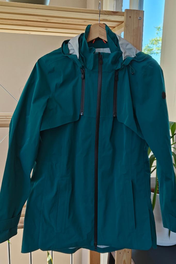 Regenjas softshell ANWB 10.000mm, Kleding | Dames, Jassen | Zomer, Zo goed als nieuw, Maat 36 (S), Groen, Ophalen of Verzenden