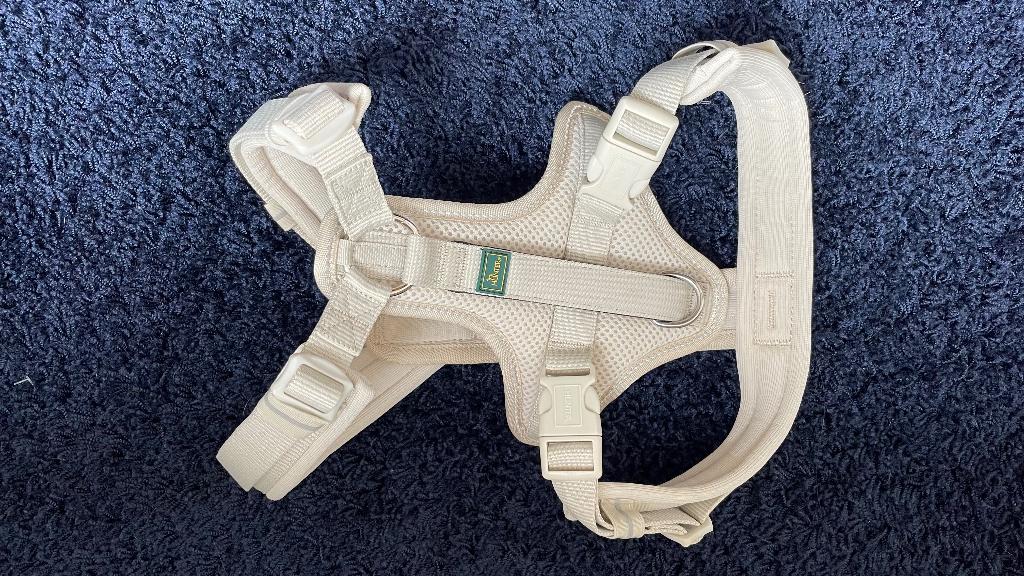 Hunter hondentuigje harnas vest maat S - M creme NIEUWSTAAT, Ophalen of Verzenden, Nieuw, Hondenriem