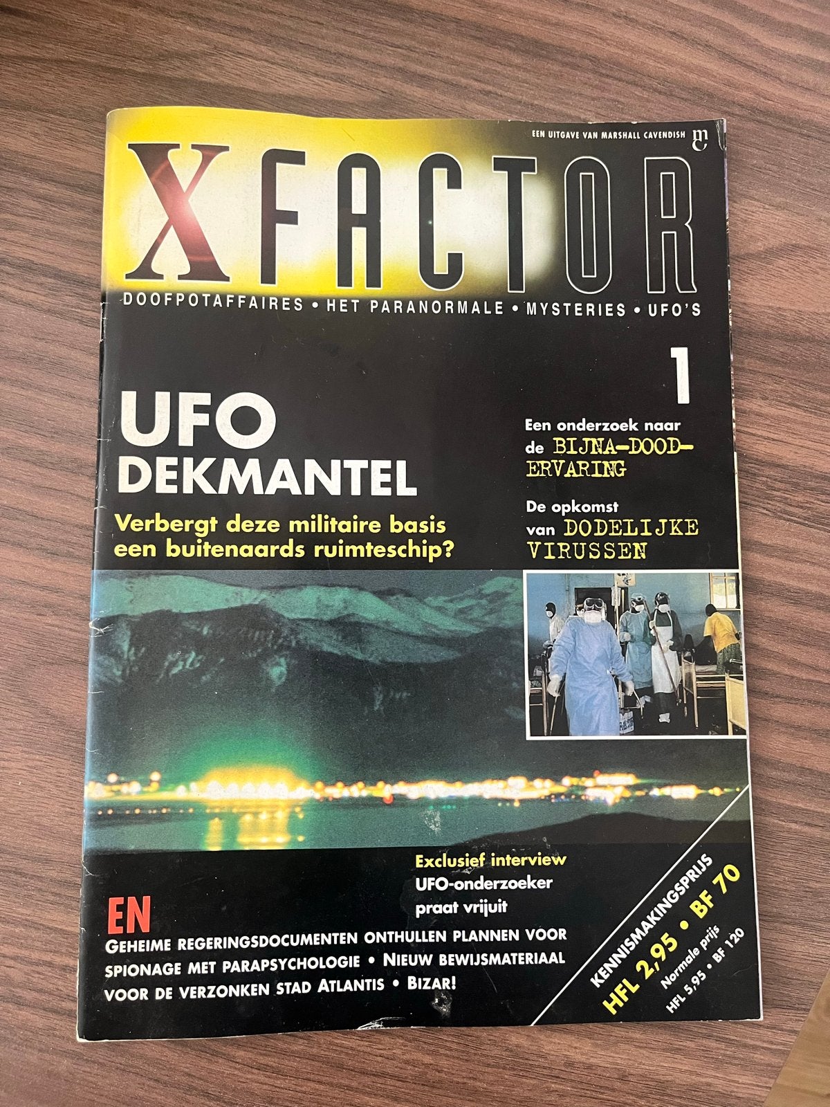 X-Factor Magazine #1: UFO's, Paranormaal & Mysterie, Boeken, Ophalen of Verzenden, Zo goed als nieuw, Overige typen