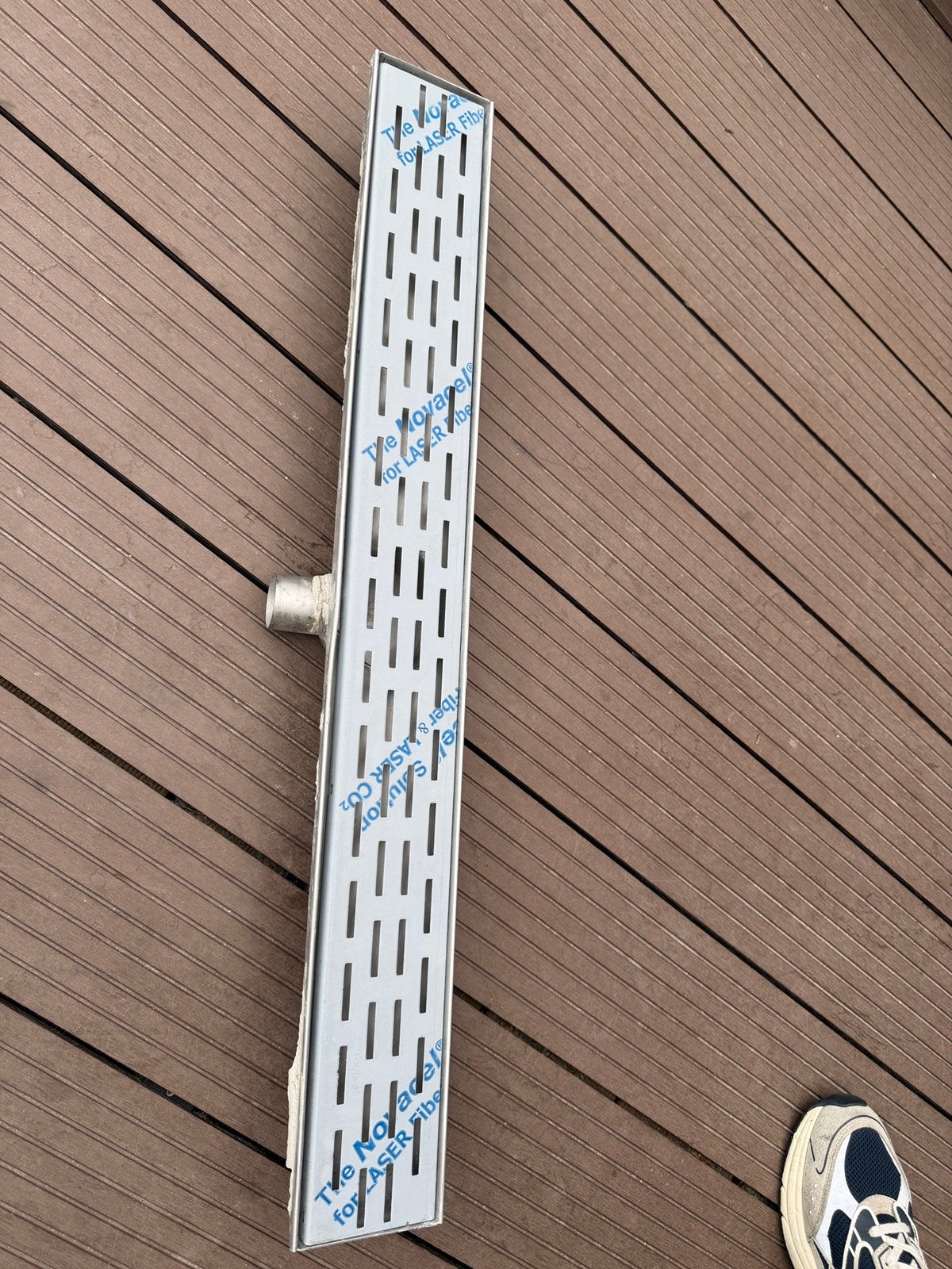 Easy Drain RVS Douchegoot 80 cm – Nooit gebruikt, Ophalen of Verzenden, Zo goed als nieuw, Rvs, Douche