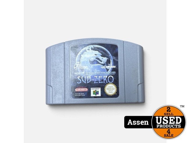 Mortal Kombat Mythologies Sub-Zero 64 Game, Nintendo, Zo goed als nieuw, Support@nintendo.com, 11-1 Hokotate-cho, Kamitoba, Minami-ku
Kyoto 601-8501
Japan