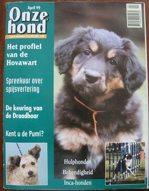 HONDENmanieren 9x - Onze Hond 4-'99 - Hart voor Dieren spec2, Gelezen, Honden, Diverse auteurs, Ophalen of Verzenden