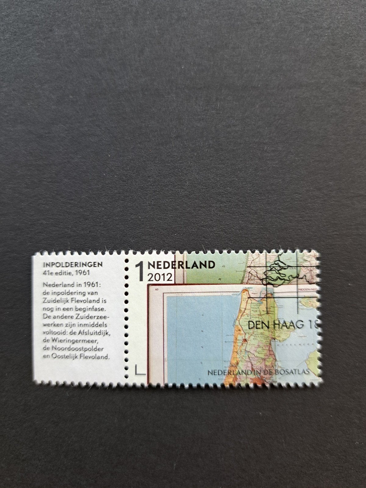 Nederland 2012 bosatlas, Postzegels en Munten, Ophalen of Verzenden, Gestempeld