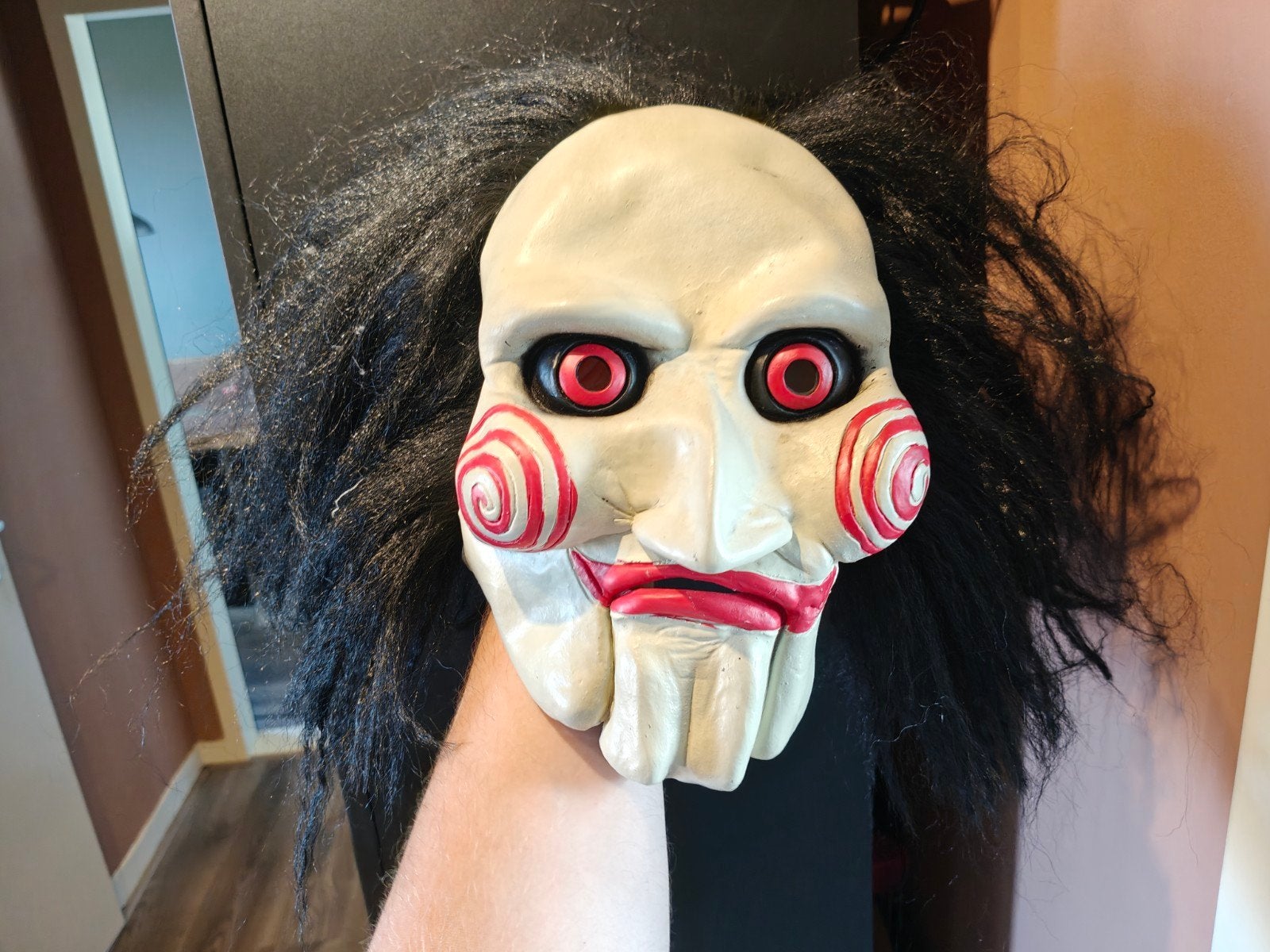 Saw Billy the Puppet masker (vinyl) Don Post Studios 2006, Verzamelen, Ophalen of Verzenden, Gebruikt